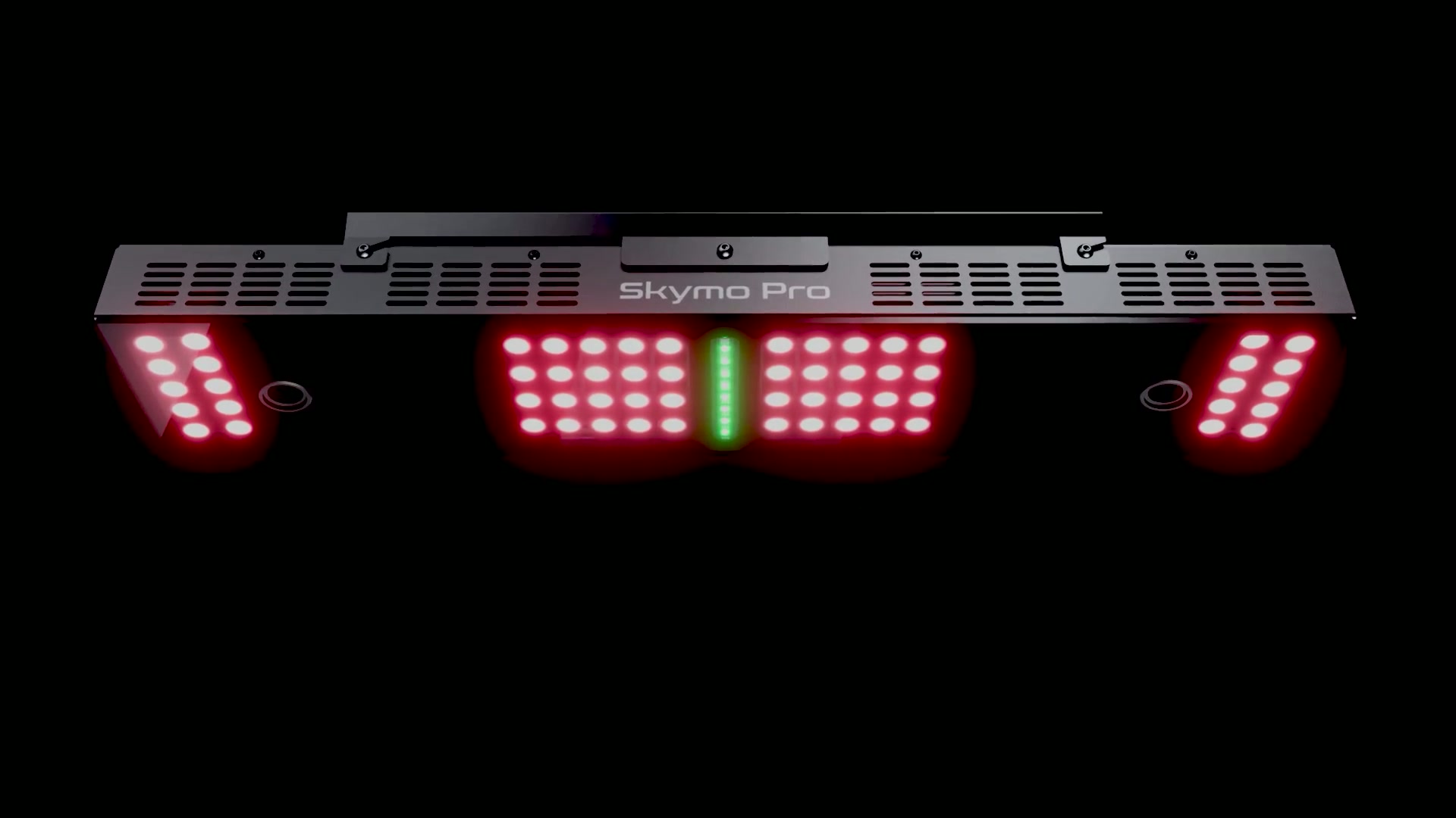 Skymo Pro, eingeschaltet, mit leuchtenden Infrarot-Arrays